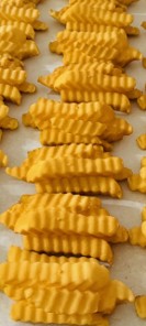 Crinkle Cut French Fries Cluster