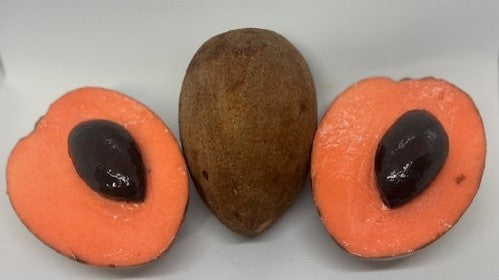 Tropical Mamey Fruit Half